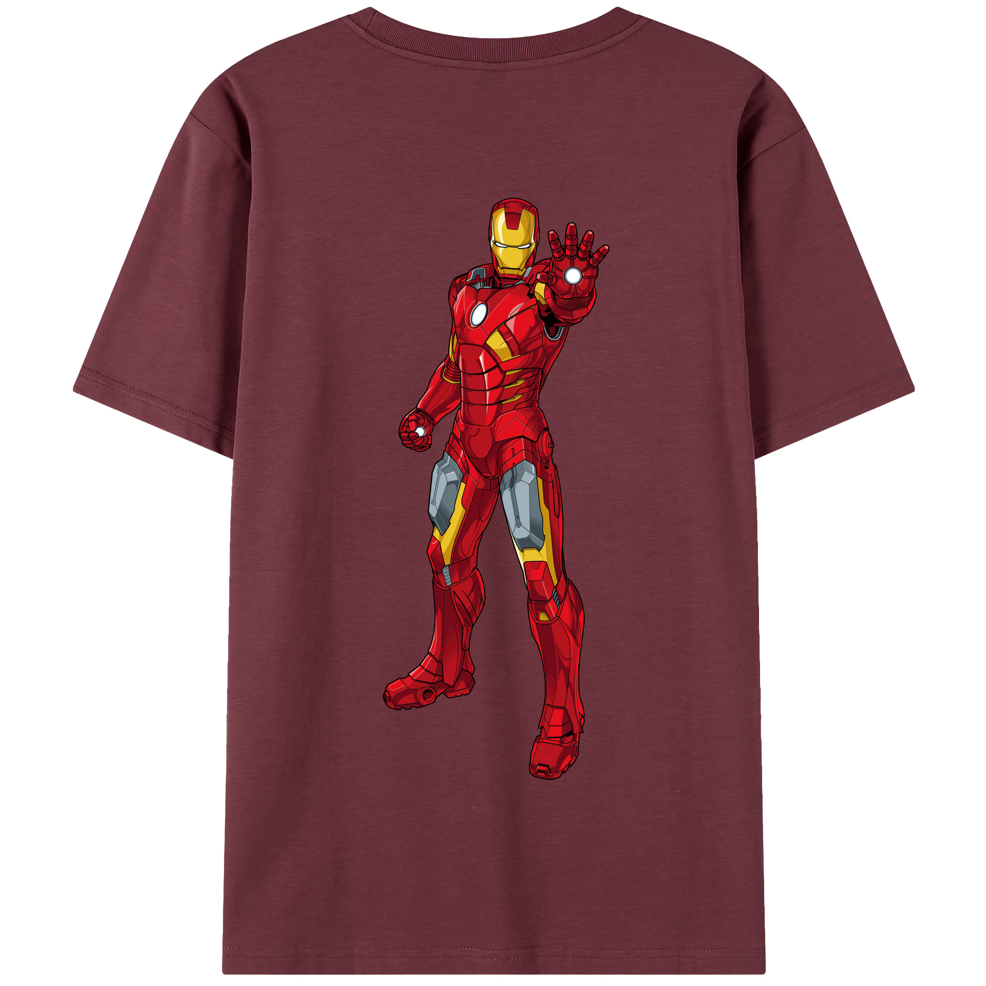 （画像用） アベンジャーズ The Avengers 綿100％半袖Tシャツ（背面プリント）